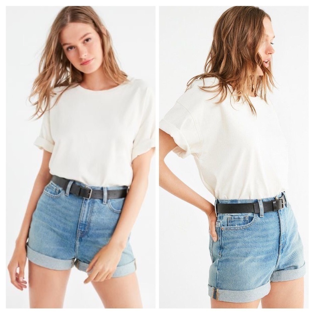 BDG Mom High Rise Denim Shorts